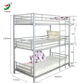 Doppeldecker-Metall-Dreibettzimmer Etagenbett